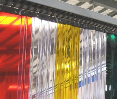 Морозостойкие ПВХ завесы, рифленые