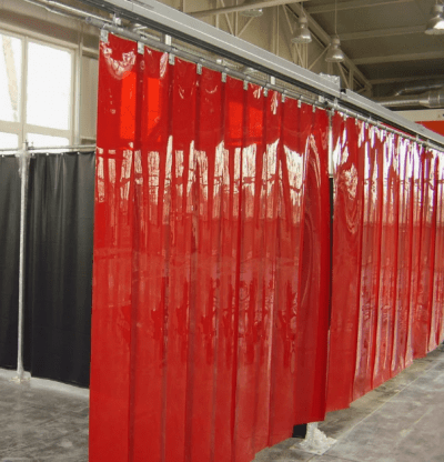 Морозостойкие ПВХ завесы,непрозрачные