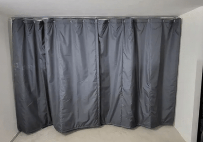 Гаражные шторы ПВХ  внутренние для подъемных ворот