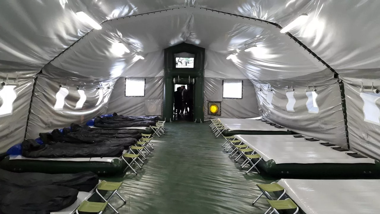 Военные палатки по вместимости